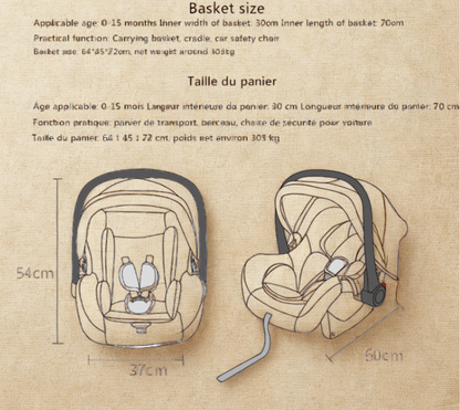 La Poussette N°1 de chez YAZOCO pour le confort et l'élégance.